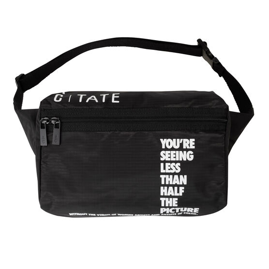 Ally Capellino Guerrilla Girls black bum bag